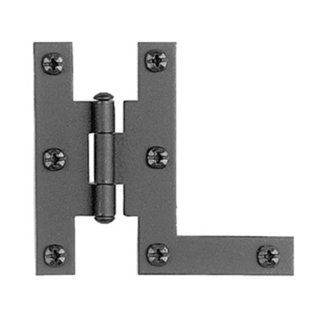 ACORN MFG Acorn AH3BQ Smooth Iron H-L Cabinet Hinges AH3BQ